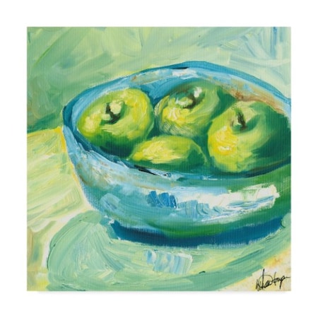 Ethan Harper 'Bowl Of Fruit Ii' Canvas Art,24x24